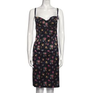 Dolce & Gabbana Vintage Slip Knee-Length Silk Dress
